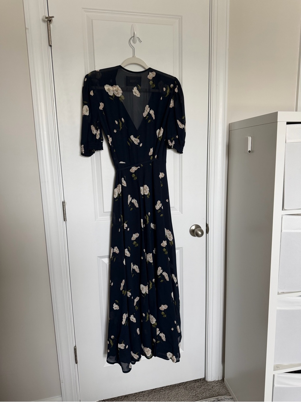Reformation Floral Wrap Midi Dress - Picture 4 of 5